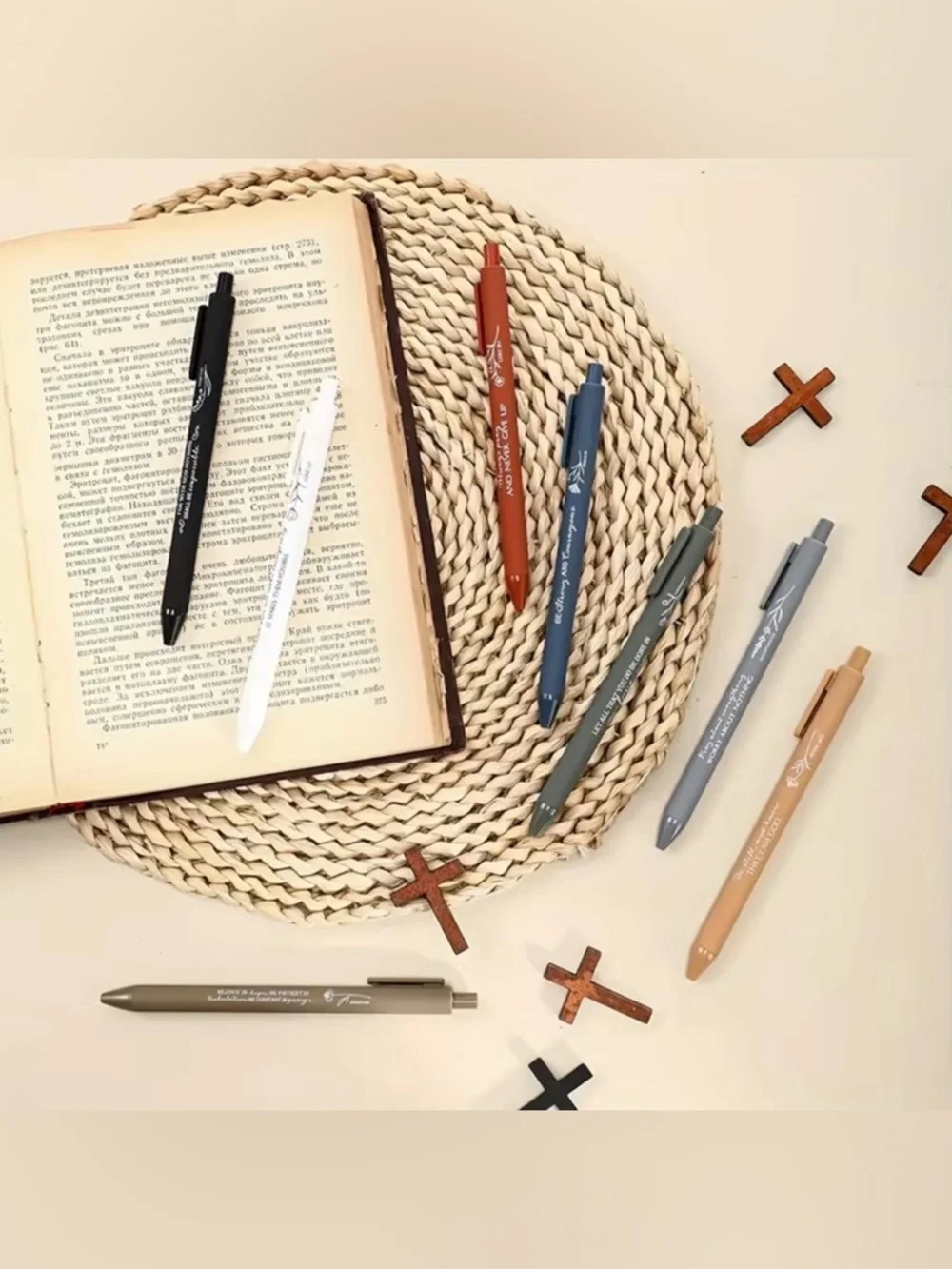 Inspirational Scripture Pen Set - Multi Color Motivational Pens - Picture 6 of 6